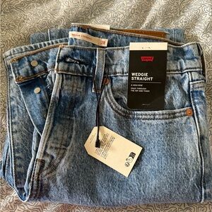 Levi's Light Blue Wedgie Straight Jeans